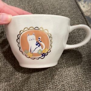 Threshold stoneware cat mom mug